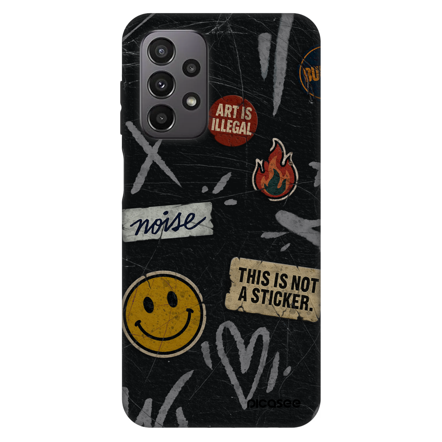 Picasee Fashion Case na Samsung Galaxy A23 A236B 5G - STICKERS x TAGS