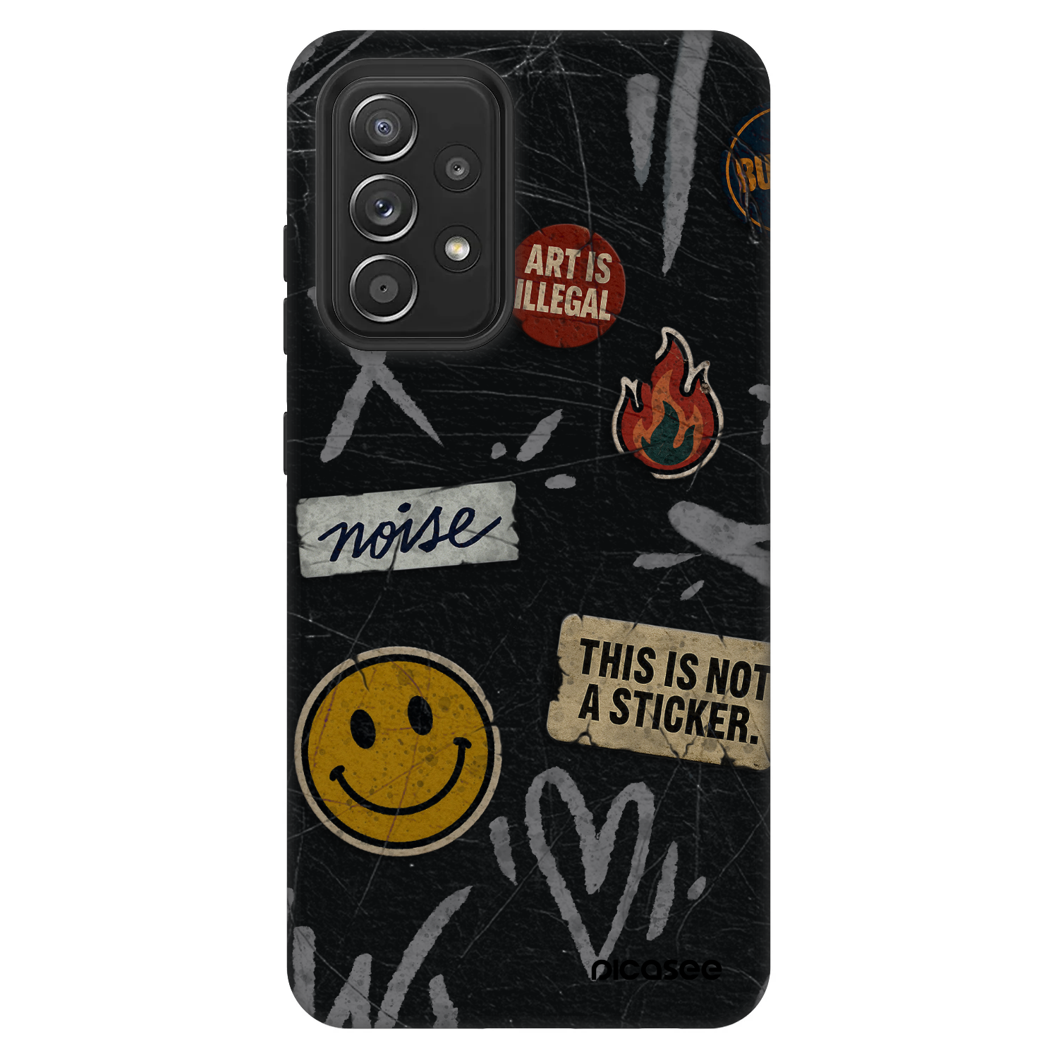 Picasee Fashion Case na Samsung Galaxy A52 5G A525F - STICKERS x TAGS