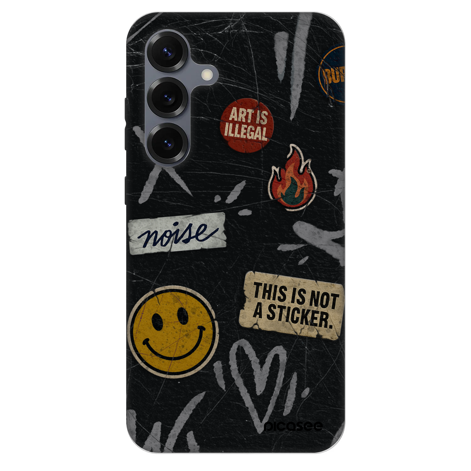 Picasee Fashion Case PowerShare pro Samsung Galaxy S25+ 5G - STICKERS x TAGS