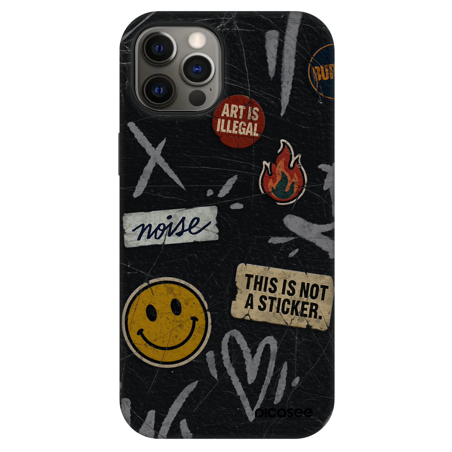 Picasee Fashion Case MagSafe na Apple iPhone 12 Pro - STICKERS x TAGS