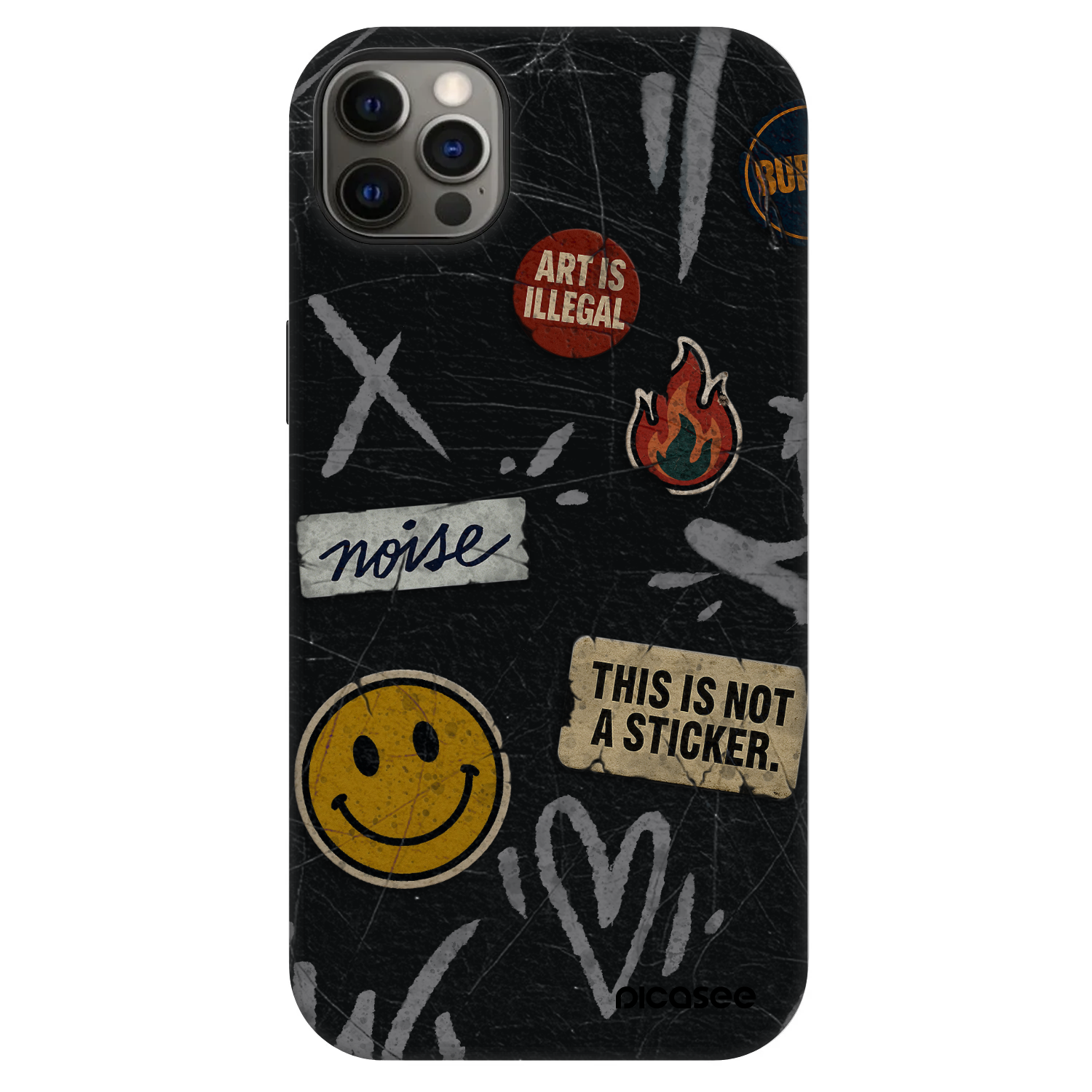 Picasee Fashion Case MagSafe na Apple iPhone 12 Pro Max - STICKERS x TAGS