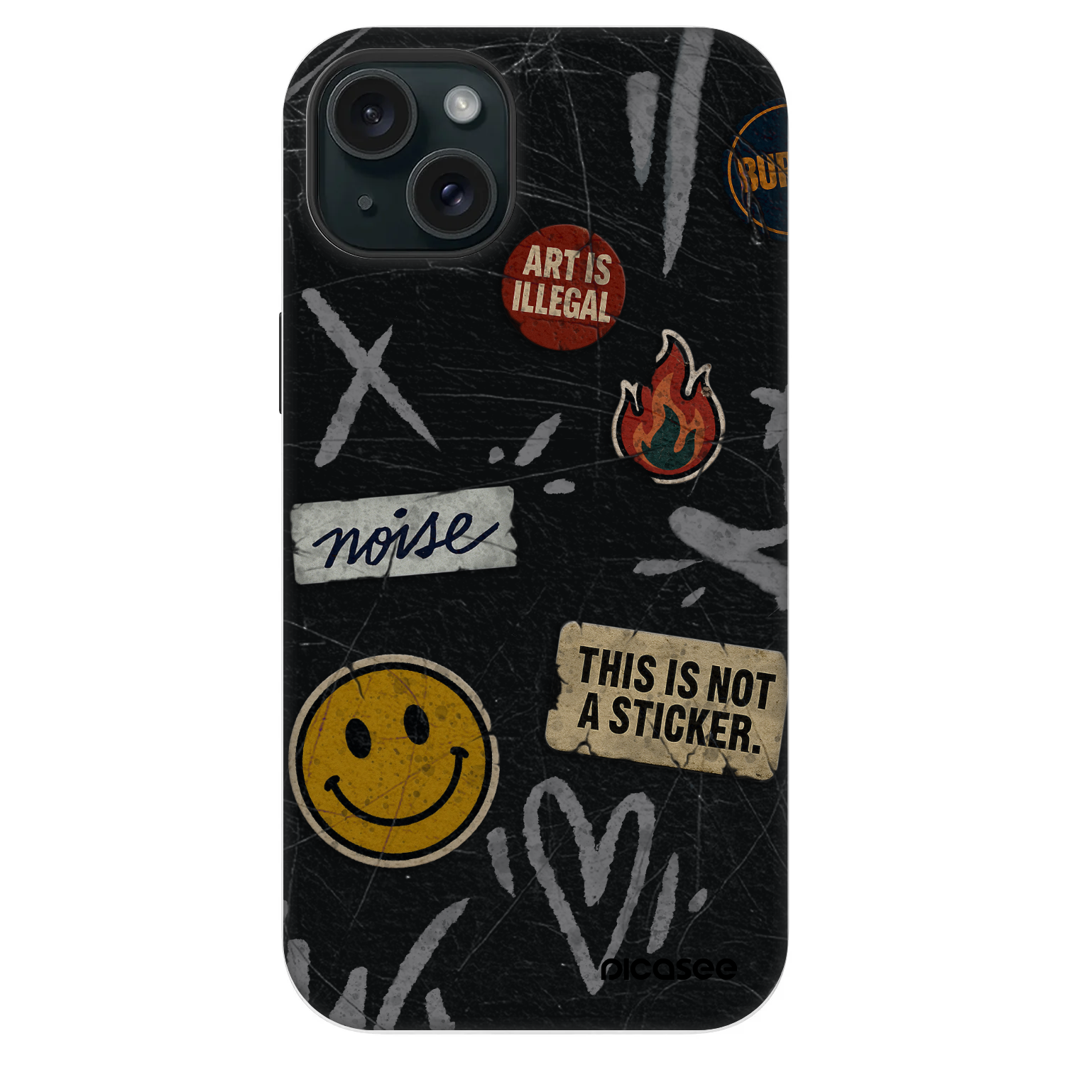 Picasee Fashion Case MagSafe na Apple iPhone 14 Plus - STICKERS x TAGS