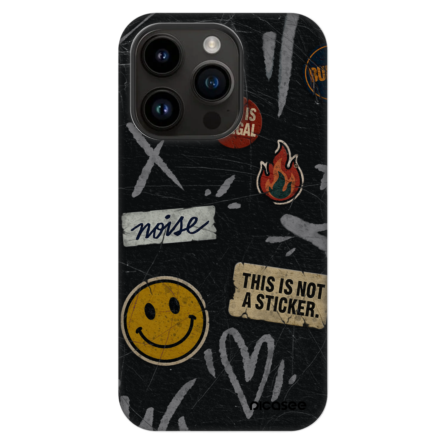 Picasee Fashion Case MagSafe na Apple iPhone 14 Pro - STICKERS x TAGS