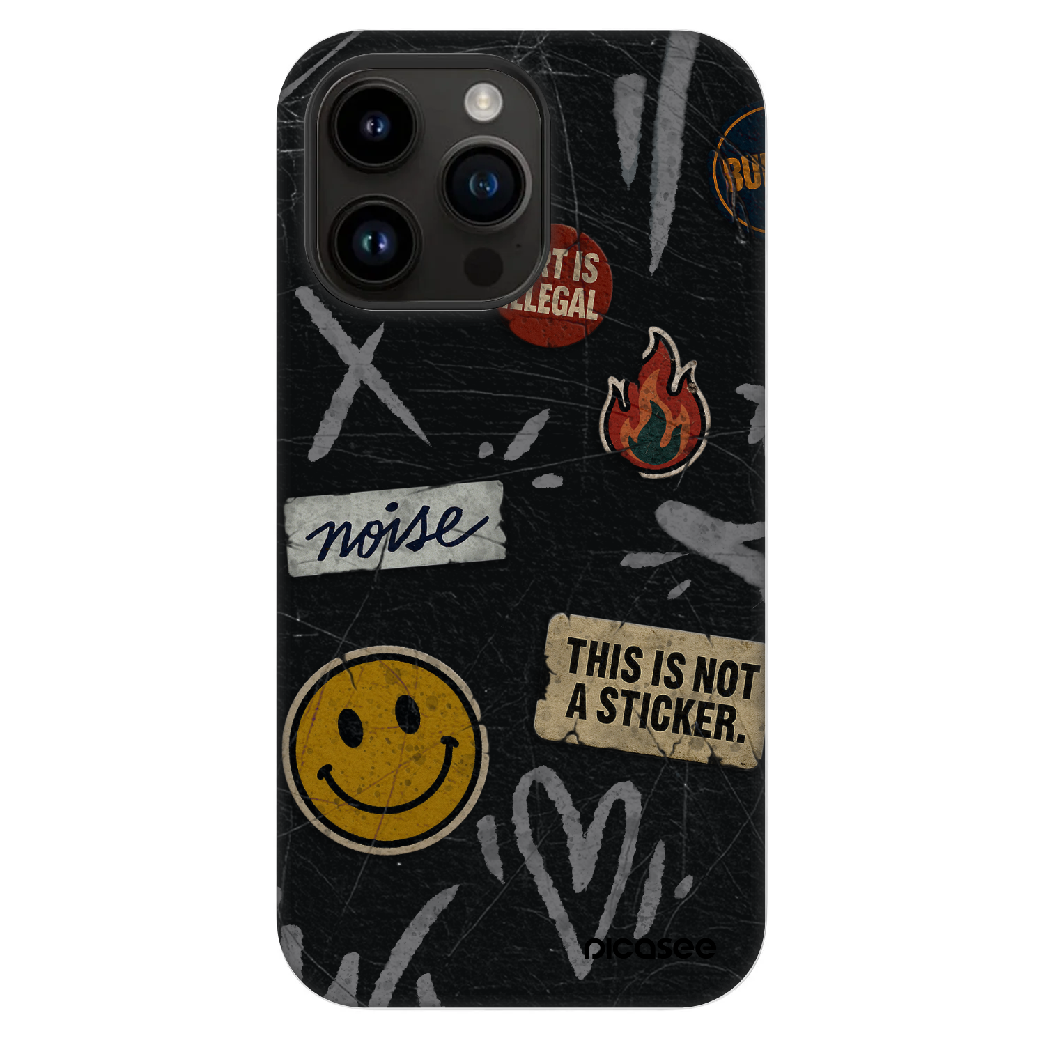 Picasee Fashion Case MagSafe na Apple iPhone 14 Pro Max - STICKERS x TAGS