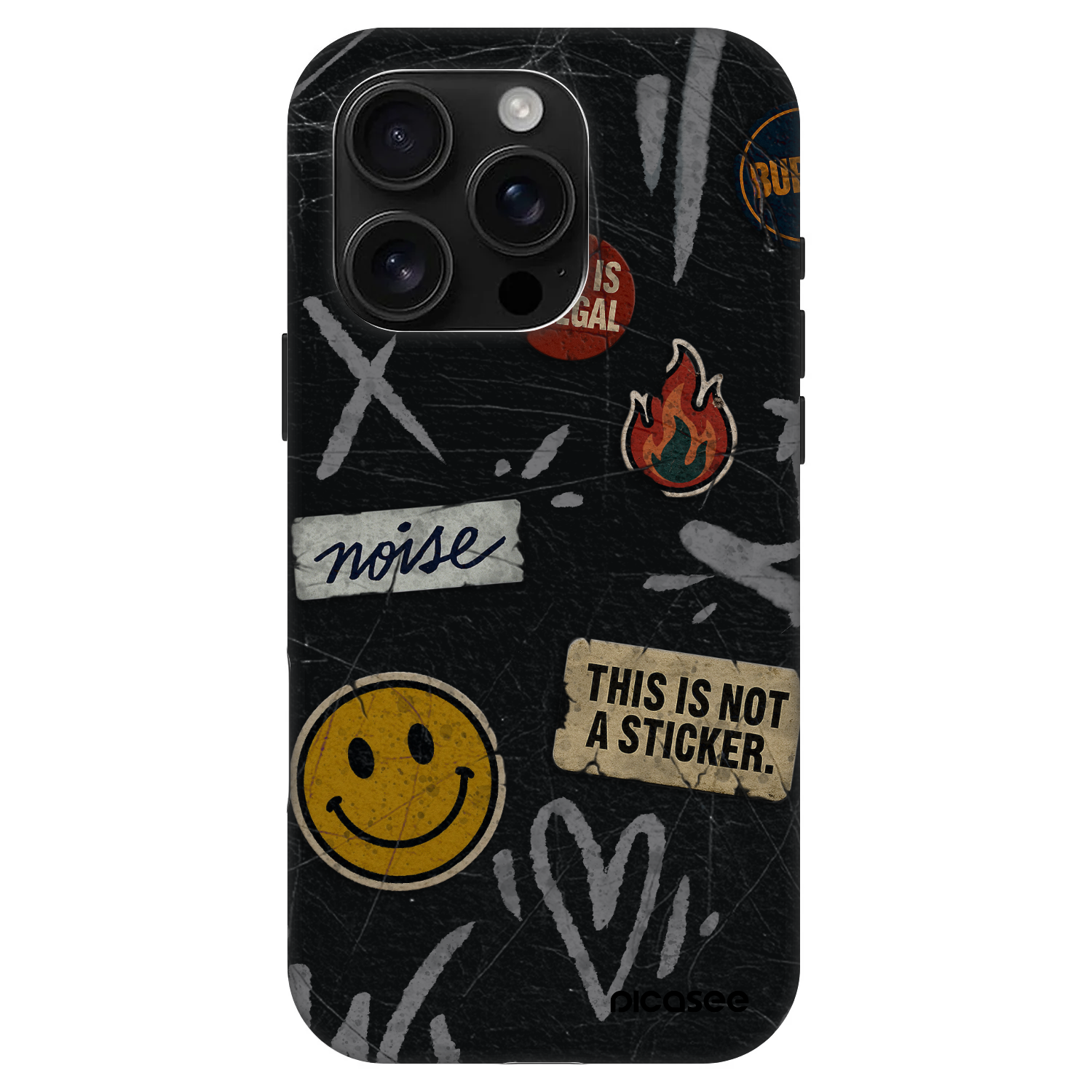 Picasee Fashion Case MagSafe na Apple iPhone 16 Pro - STICKERS x TAGS
