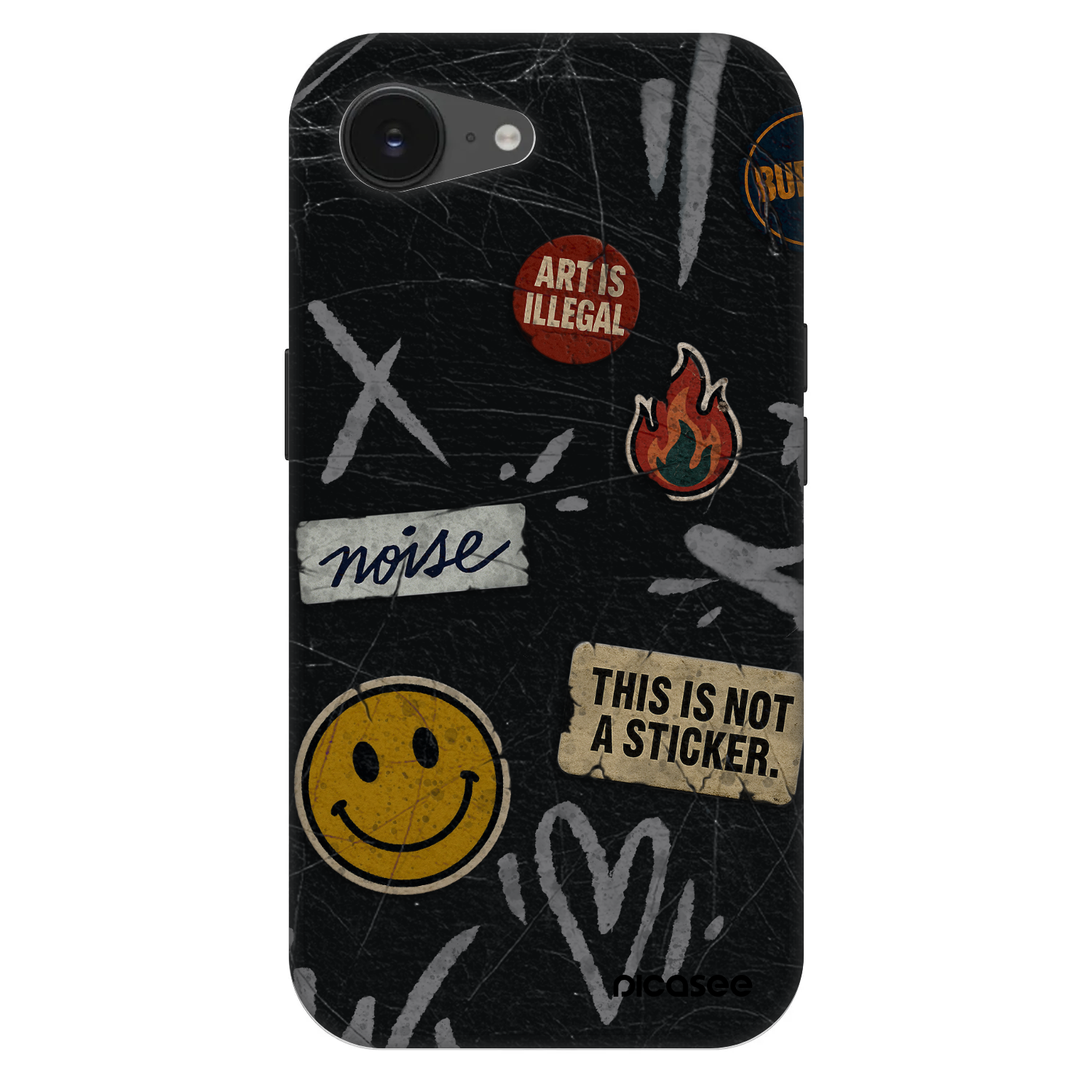 Picasee Fashion Case MagSafe na Apple iPhone 16e - STICKERS x TAGS