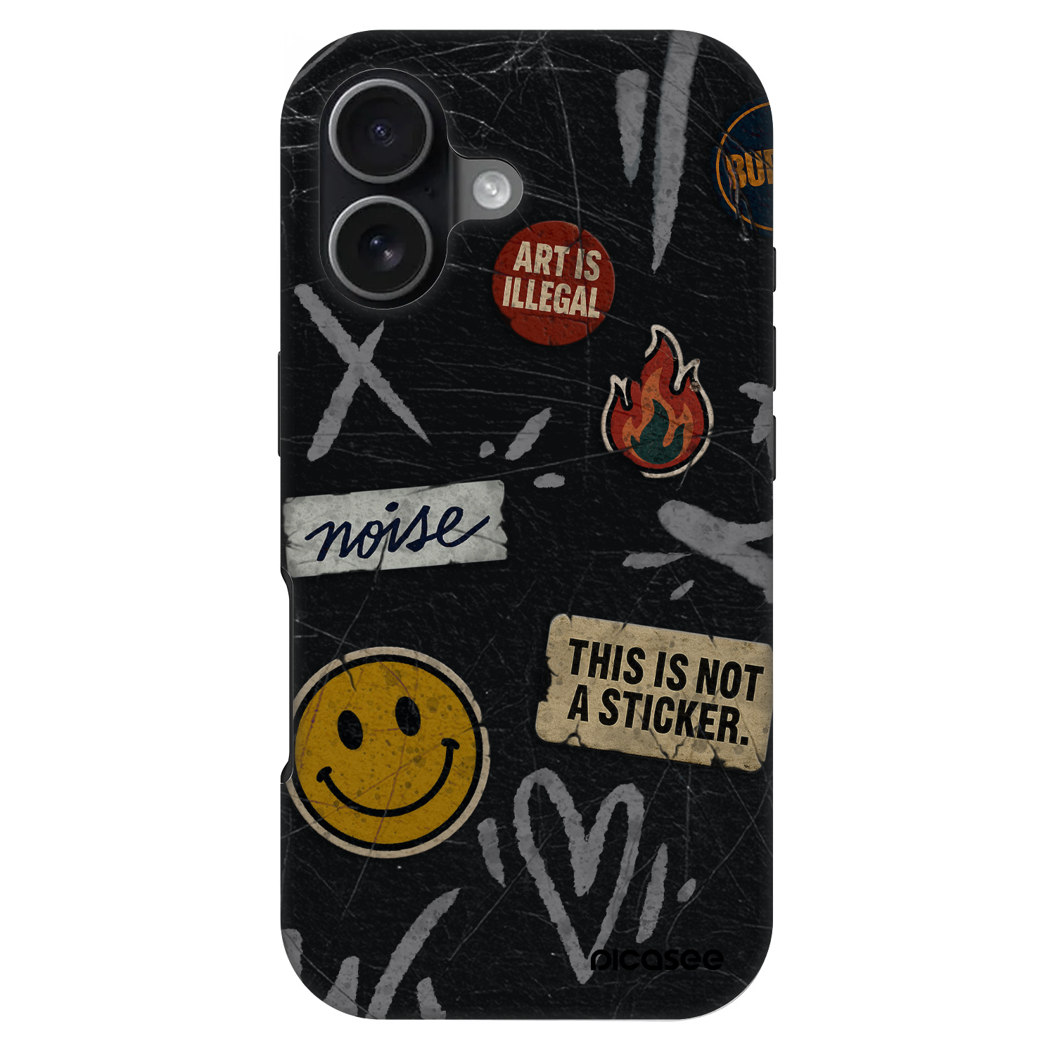 Picasee Fashion Case MagSafe na Apple iPhone 17 - STICKERS x TAGS