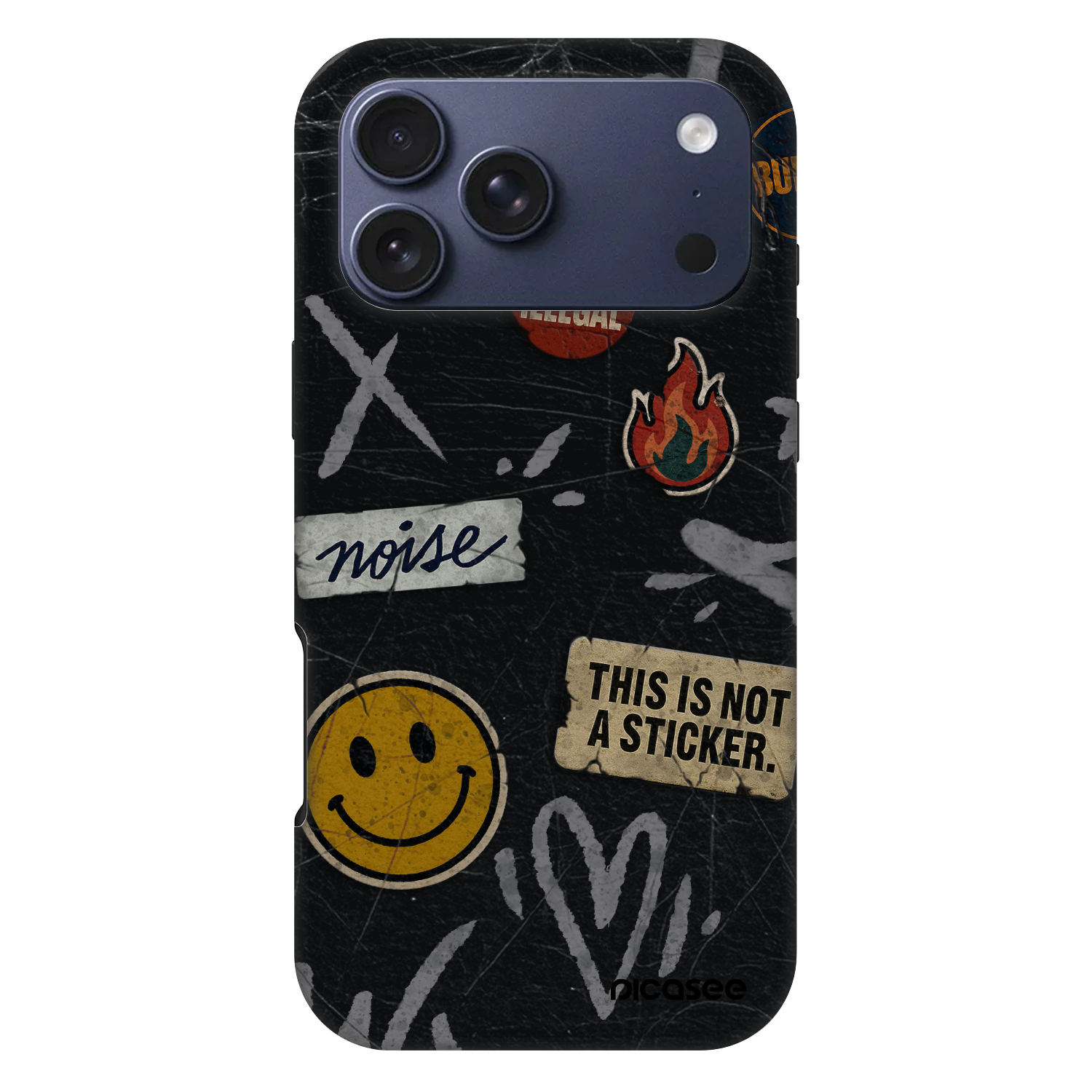 Picasee Fashion Case MagSafe na Apple iPhone 17 Pro Max - STICKERS x TAGS