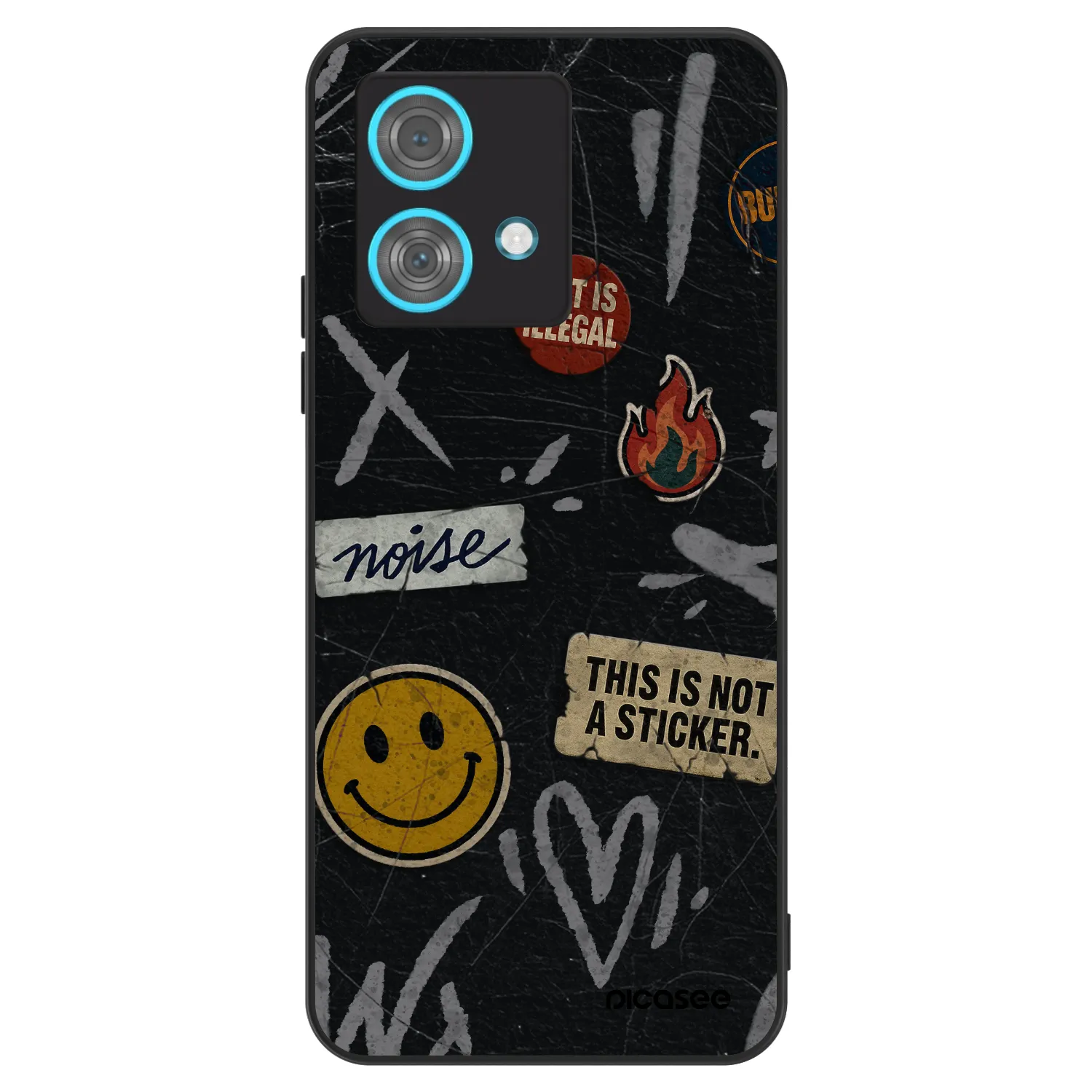 Picasee ULTIMATE CASE na Motorola Edge 40 Neo - STICKERS x TAGS