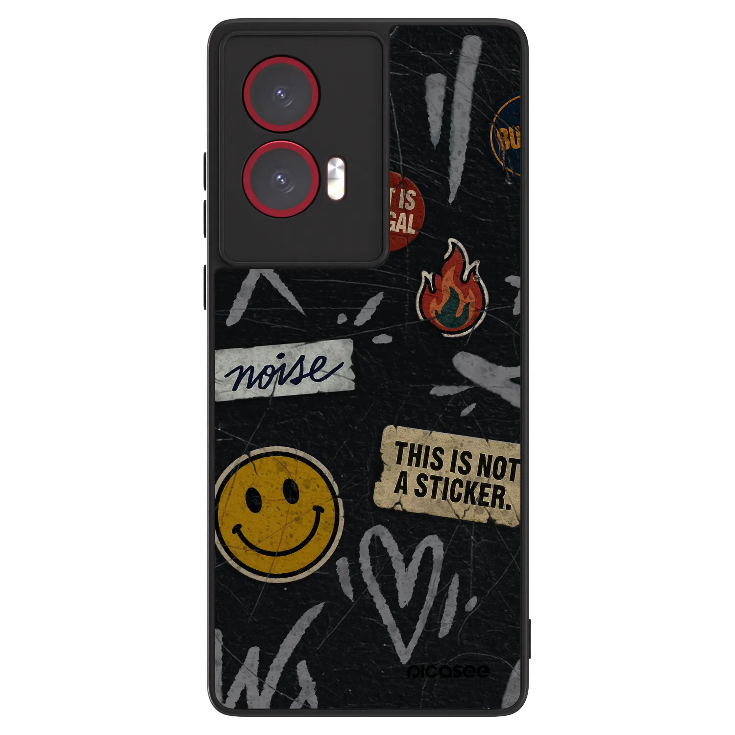 Picasee ULTIMATE CASE na Motorola Edge 50 Fusion - STICKERS x TAGS