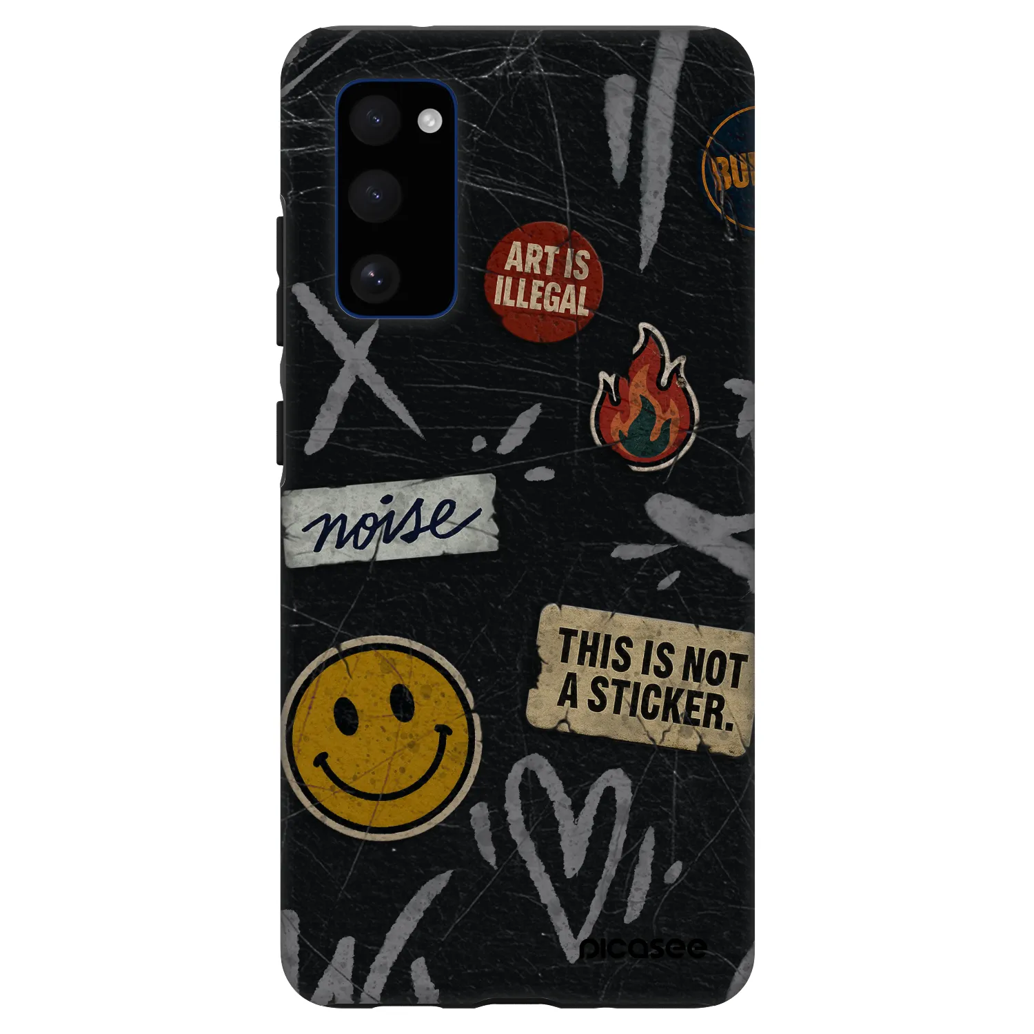 Picasee Fashion Case na Samsung Galaxy S20 FE - STICKERS x TAGS