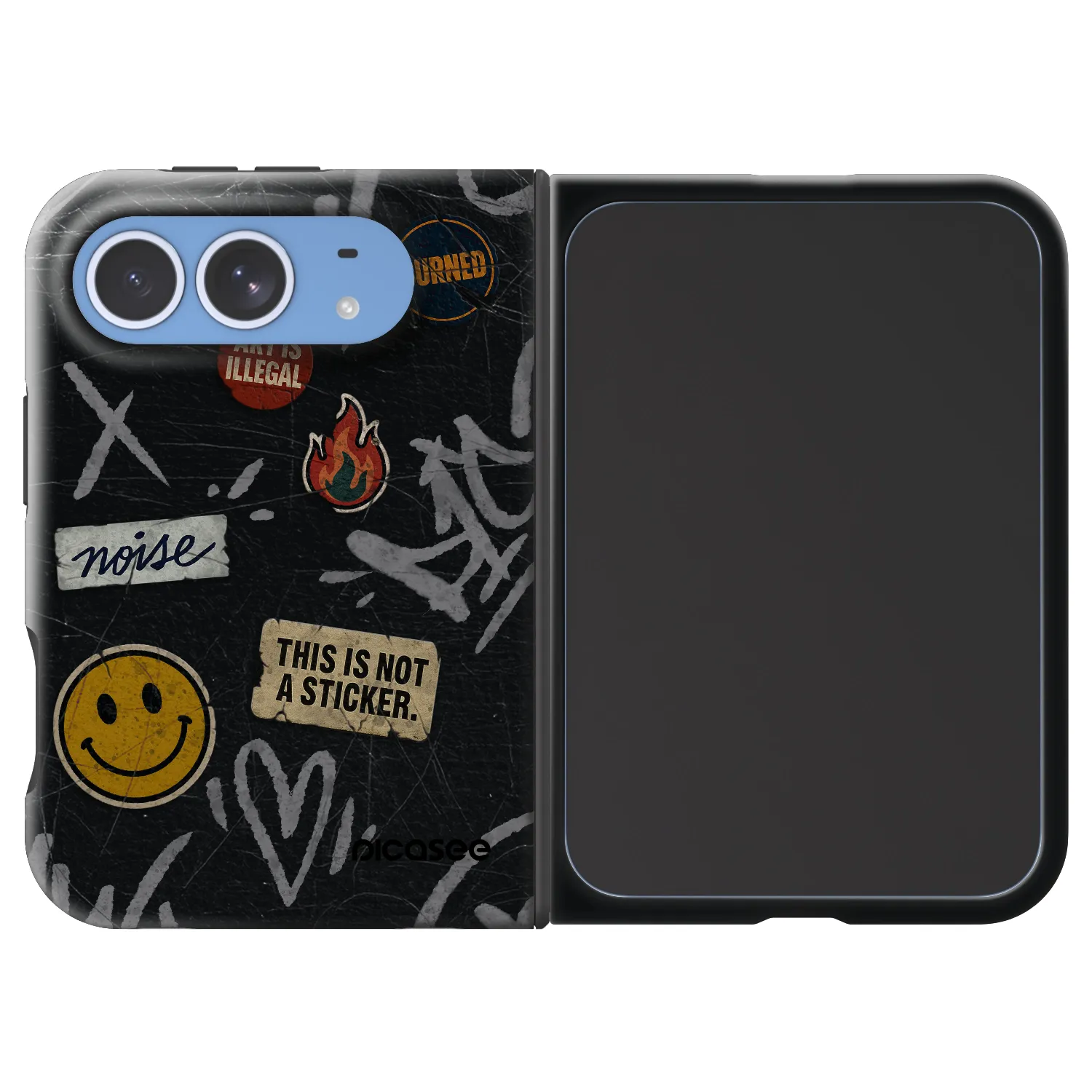 Picasee Fashion Case MagSafe na Apple iPhone Duo - STICKERS x TAGS