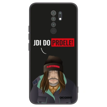 Picasee silikonowe czarne etui na Xiaomi Redmi 9 - Bezďák