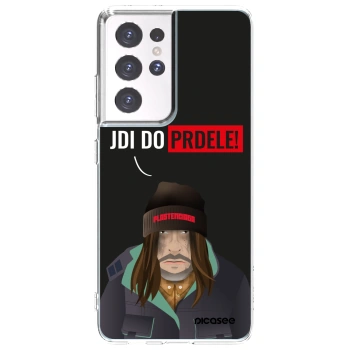 Picasee silikonowe przeźroczyste etui na Samsung Galaxy S21 Ultra 5G G998B - Bezďák