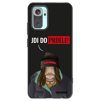 Picasee silikonowe czarne etui na Xiaomi Redmi Note 10 Pro - Bezďák