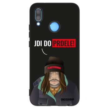 Picasee silikonowe czarne etui na Huawei P20 Lite - Bezďák