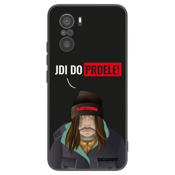 Picasee silikonowe czarne etui na Xiaomi Poco F3 - Bezďák
