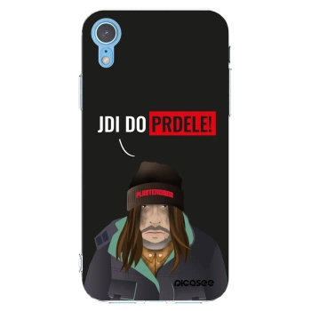 Picasee silikonowe przeźroczyste etui na Apple iPhone XR - Bezďák