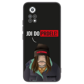 Picasee silikonowe czarne etui na Xiaomi Poco X4 Pro 5G - Bezďák