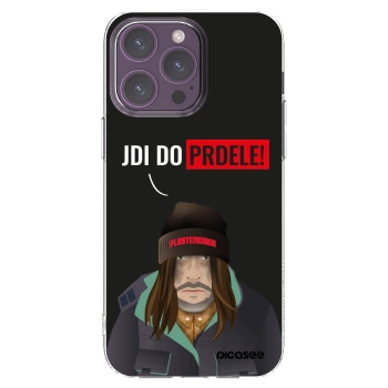 Picasee silikonowe przeźroczyste etui na Apple iPhone 14 Pro Max - Bezďák