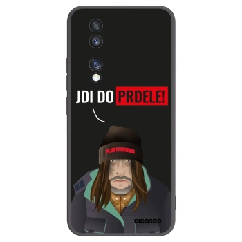 Picasee silikonowe czarne etui na Honor 70 - Bezďák
