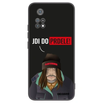 Picasee silikonowe czarne etui na Xiaomi Poco M4 Pro - Bezďák
