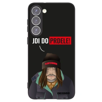 Picasee silikonowe czarne etui na Samsung Galaxy S23+ 5G - Bezďák