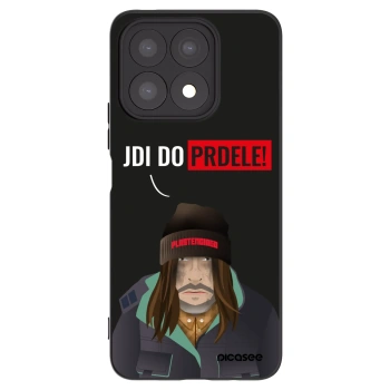 Picasee silikonowe czarne etui na Honor X8a - Bezďák