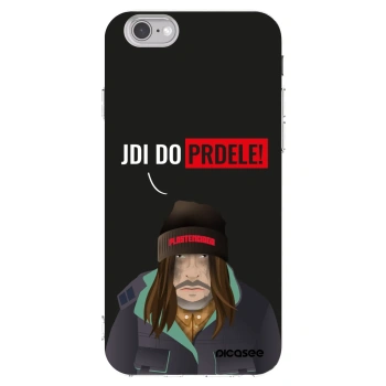 Picasee silikonowe przeźroczyste etui na Apple iPhone 6/6S - Bezďák