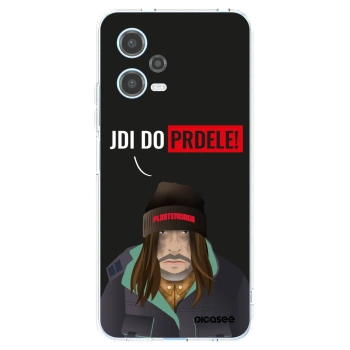 Picasee silikonowe przeźroczyste etui na Xiaomi Redmi Note 12 5G - Bezďák