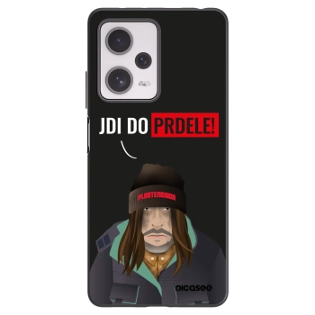 Picasee silikonowe czarne etui na Xiaomi Redmi Note 12 Pro+ 5G - Bezďák