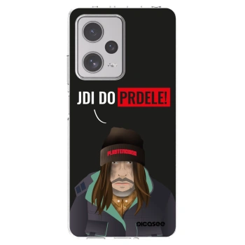 Picasee silikonowe przeźroczyste etui na Xiaomi Redmi Note 12 Pro+ 5G - Bezďák