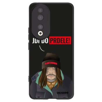 Picasee silikonowe czarne etui na Honor 90 5G - Bezďák