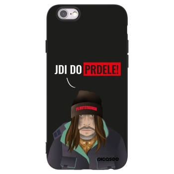 Picasee silikonowe czarne etui na Apple iPhone 6/6S - Bezďák