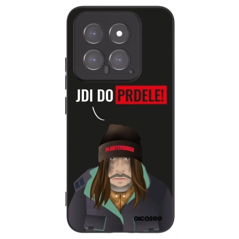 Picasee silikonowe czarne etui na Xiaomi 14 - Bezďák
