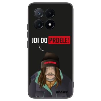 Picasee silikonowe czarne etui na Xiaomi Poco X6 Pro - Bezďák