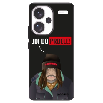 Picasee silikonowe czarne etui na Xiaomi Redmi Note 13 Pro+ 5G - Bezďák