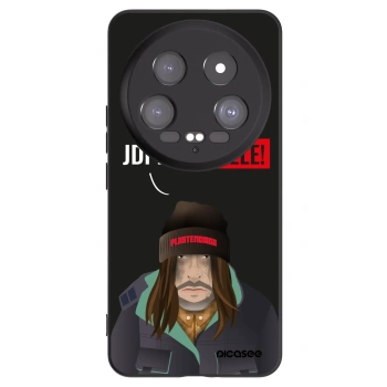 Picasee silikonowe czarne etui na Xiaomi 14 Ultra - Bezďák