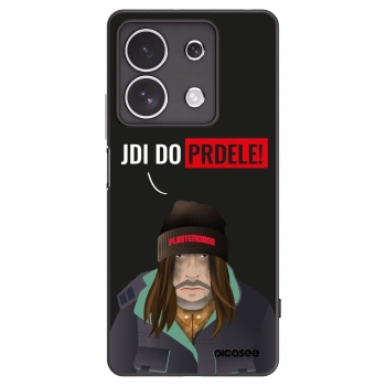 Picasee silikonowe czarne etui na Xiaomi Redmi Note 13 4G - Bezďák