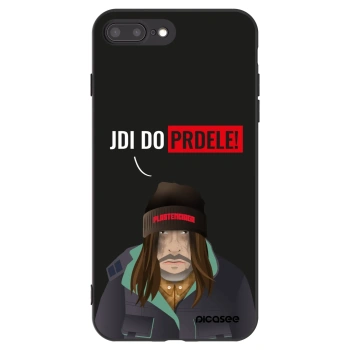 Picasee silikonowe czarne etui na Apple iPhone 7 Plus - Bezďák