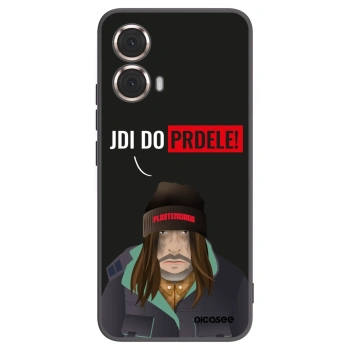 Picasee silikonowe czarne etui na Motorola Moto G85 - Bezďák