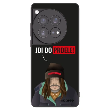 Picasee silikonowe czarne etui na OnePlus 12 5G - Bezďák