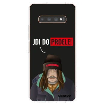 Picasee silikonowe przeźroczyste etui na Samsung Galaxy S10 Plus G975 - Bezďák