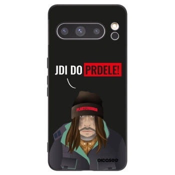 Picasee silikonowe czarne etui na Google Pixel 8 Pro - Bezďák