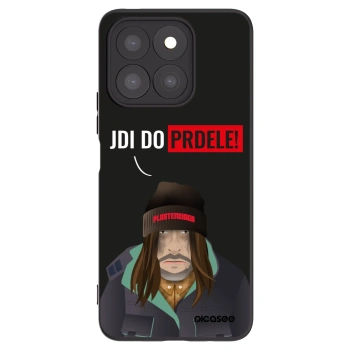 Picasee silikonowe czarne etui na Honor X8c - Bezďák