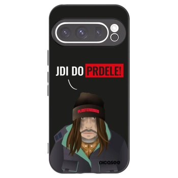 Picasee silikonowe czarne etui na Google Pixel 9 Pro - Bezďák