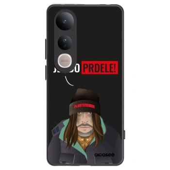 Picasee silikonowe czarne etui na Vivo V50 Lite 5G - Bezďák