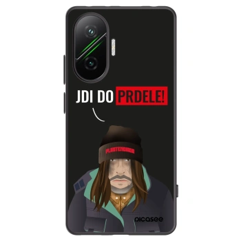 Picasee silikonowe czarne etui na Xiaomi Poco F7 Pro 5G - Bezďák