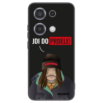 Picasee silikonowe czarne etui na Xiaomi Redmi Note 14S - Bezďák