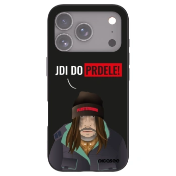 Picasee silikonowe czarne etui na Apple iPhone 17 Pro - Bezďák